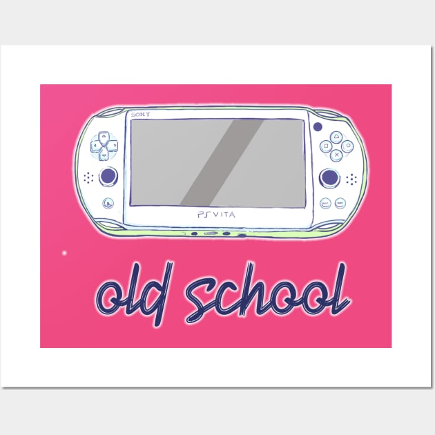 Playstation Vita Old School Design Wall Art by Jahaziel Sandoval